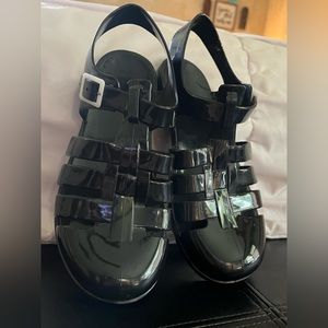 NWT Black Jelly Shoes Size EUR40 (8)
